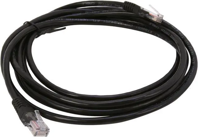 Alt view image 2 of 3 - StarTech.com M45PATCH10BK 10 ft. Cat 5E Black Network Cable