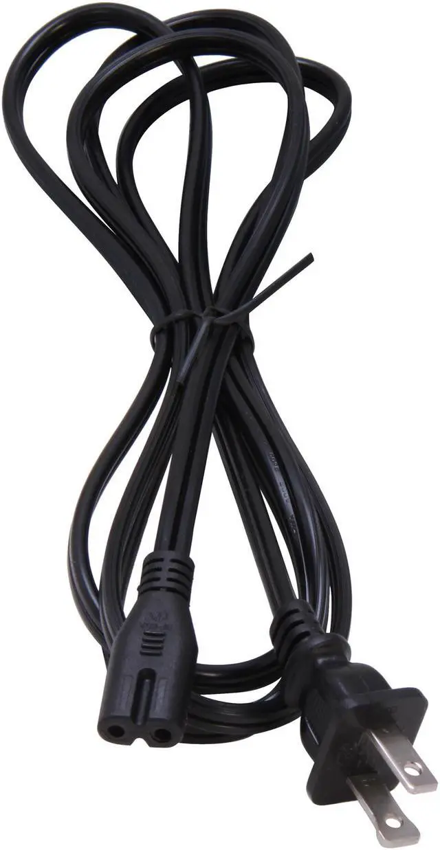 Alt view image 2 of 3 - StarTech.com Model PXT101NB 6 ft. Standard Laptop Power Cord - NEMA 1-15P to C7