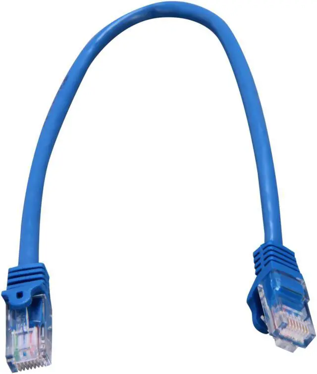 Alt view image 2 of 3 - StarTech.com RJ45PATCH1 1 ft. Cat 5E Blue Network Cable