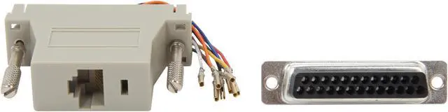 Alt view image 2 of 4 - StarTech.com GC258FF DB25 to RJ45 Modular Adapter - F/F
