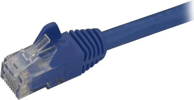 Alt view image 2 of 2 - StarTech.com N6PATCH10BL Cat6 Ethernet Cable - 10 ft - Blue - Patch Cable - Snagless Cat5 Cable - Network Cable - Ethernet Cord - Cat 6 Cable - 10ft