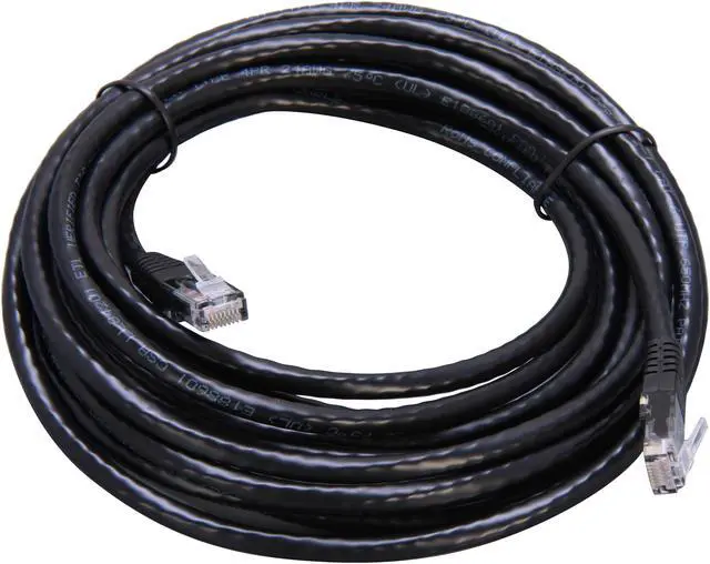Alt view image 2 of 3 - StarTech.com C6PATCH15BK 15 ft. Cat 6 Black Network Cable