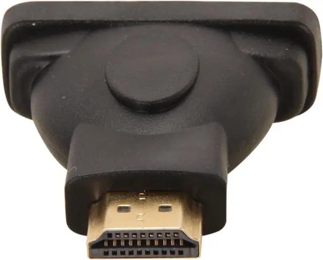 Alt view image 4 of 5 - StarTech HDMIDVIMF HDMI to DVI-D Video Cable Adapter - 1 x HDMI (M), 1 x DVI-D (F), Black - Gold-Plated Connectors