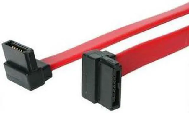 Alt view image 3 of 3 - StarTech.com SATARA24 2 ft. Right Angle SATA Cable Male to Male