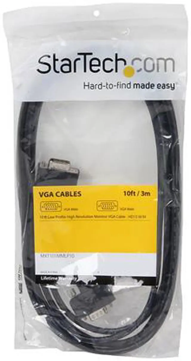 Alt view image 3 of 3 - StarTech.com MXT101MMLP10 10 ft. Low Profile High Resolution Monitor VGA Cable