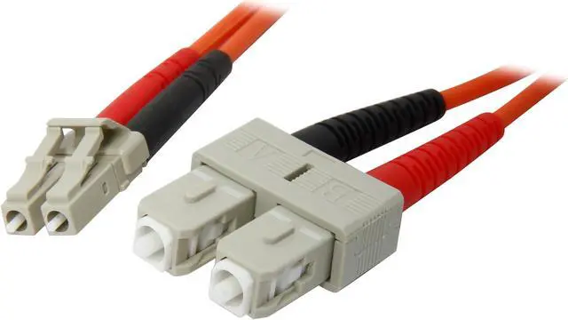 Main image of StarTech.com FIBLCSC1 3.28 ft. Multimode 62.5/125 Duplex Fiber Patch Cable LC - SC