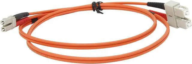 Alt view image 2 of 3 - StarTech.com FIBLCSC1 3.28 ft. Multimode 62.5/125 Duplex Fiber Patch Cable LC - SC