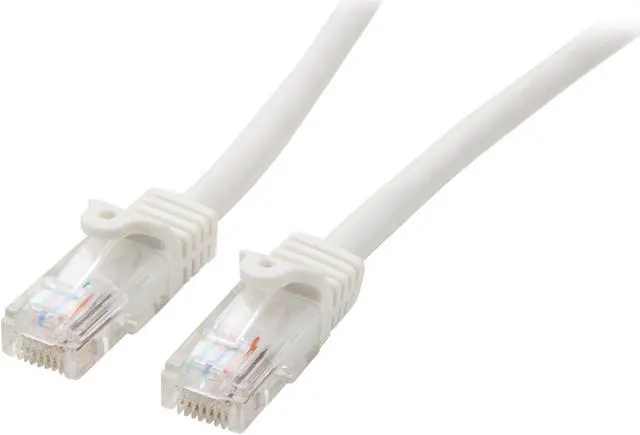 Main image of StarTech.com 45PATCH5WH 5 ft. Cat 5E White Snagless UTP Patch Cable