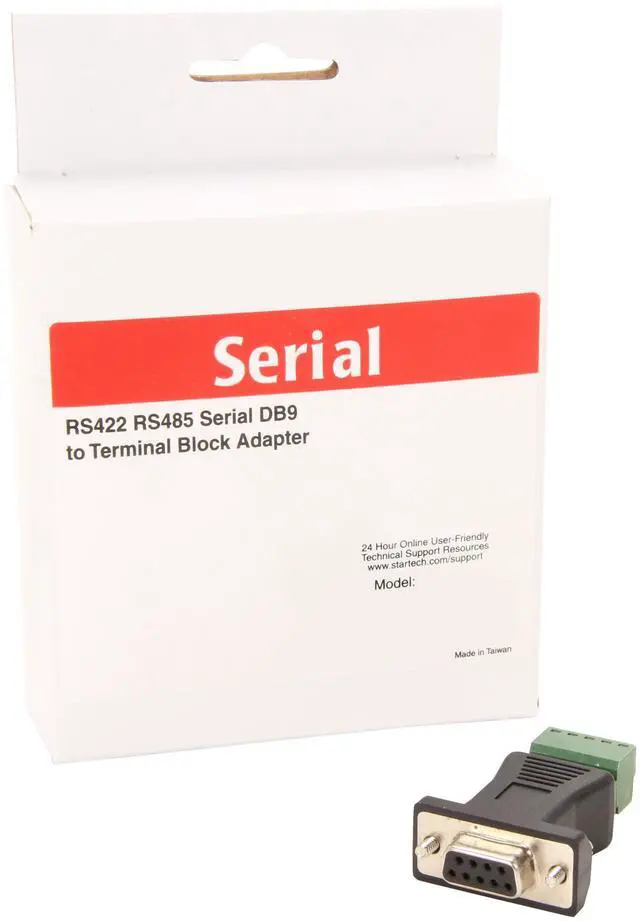 Alt view image 5 of 5 - StarTech.com DB92422 RS422 RS485 Serial DB9 to Terminal Block Adapter