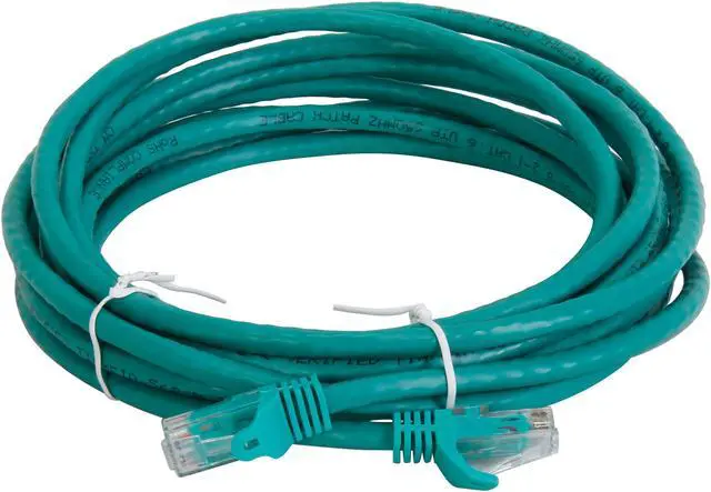 Alt view image 2 of 3 - StarTech.com N6PATCH15GN 15 ft. Cat 6 Green Snagless UTP Patch Cable - ETL Verified