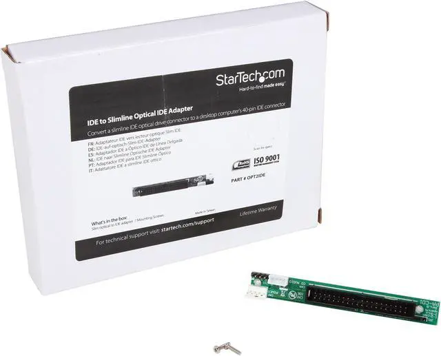 Alt view image 6 of 6 - StarTech.com OPT2IDE IDE to Slim Optical IDE Drive Adapter