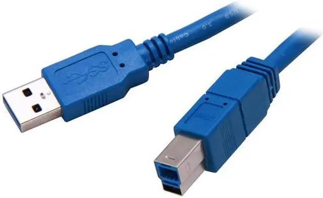 Main image of StarTech.com USB3SAB10 Blue SuperSpeed USB 3.0 Cable A to B