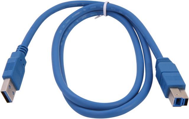 Alt view image 2 of 3 - StarTech.com USB3SAB3 Blue SuperSpeed USB 3.0 Cable A to B