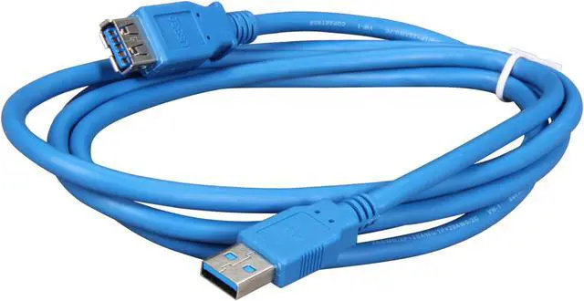 Alt view image 2 of 3 - StarTech.com USB3SEXTAA6 Blue SuperSpeed USB 3.0 Extension Cable A to A - M/F