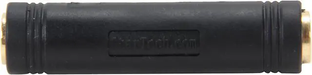Alt view image 2 of 3 - StarTech.com GCAUD3535FF 3.5 mm to 3.5 mm Audio Coupler - Female to Female