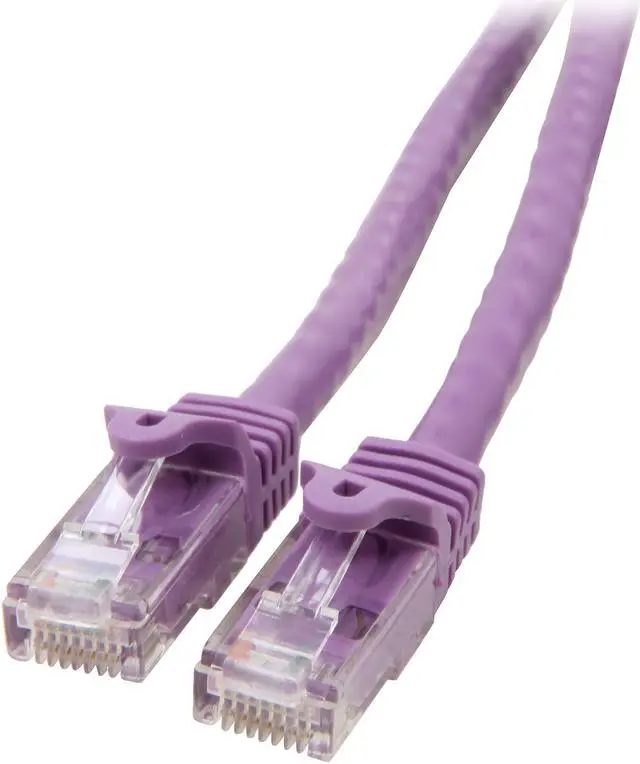Main image of StarTech.com N6PATCH10PL 10 ft. Cat 6 Purple Snagless UTP Patch Cable - ETL Verified
