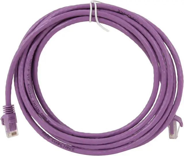 Alt view image 2 of 3 - StarTech.com N6PATCH10PL 10 ft. Cat 6 Purple Snagless UTP Patch Cable - ETL Verified