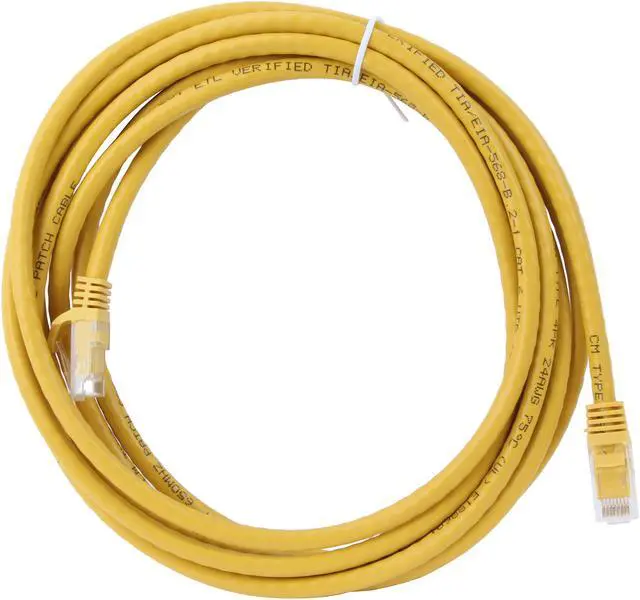 Alt view image 2 of 3 - StarTech.com N6PATCH10YL 10 ft. Cat 6 Yellow Snagless UTP Patch Cable - ETL Verified