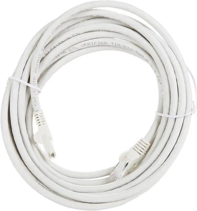 Alt view image 2 of 3 - StarTech.com N6PATCH15WH 15 ft. Cat 6 White Snagless Cat6 UTP Patch Cable - ETL Verified