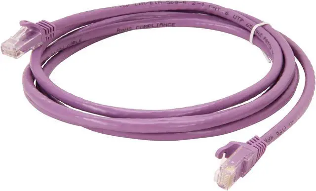 Alt view image 2 of 3 - StarTech.com N6PATCH7PL 7 ft. Cat 6 Purple Snagless Cat6 UTP Patch Cable - ETL Verified