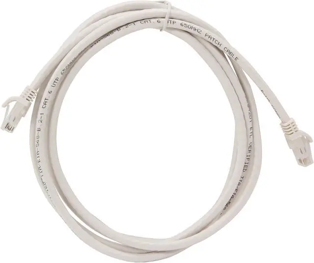 Alt view image 2 of 3 - StarTech.com N6PATCH7WH 7 ft. Cat 6 White Snagless Cat6 UTP Patch Cable - ETL Verified