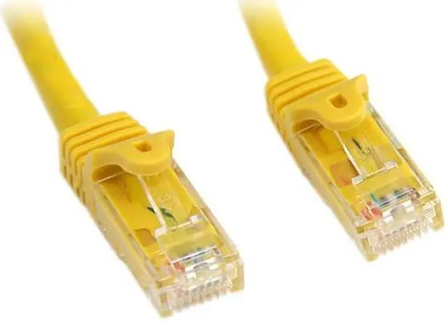 Main image of StarTech.com N6PATCH7YL 7 ft. Cat 6 Yellow Snagless Cat6 UTP Patch Cable - ETL Verified