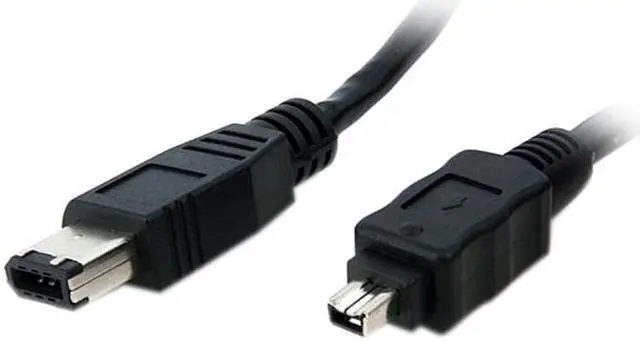Main image of StarTech.com 139446MM1 1 ft. IEEE-1394 Firewire Cable 4pin-6pin Male/Male Male to Male