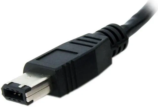 Alt view image 2 of 3 - StarTech.com 139446MM1 1 ft. IEEE-1394 Firewire Cable 4pin-6pin Male/Male Male to Male