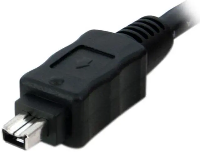 Alt view image 3 of 3 - StarTech.com 139446MM1 1 ft. IEEE-1394 Firewire Cable 4pin-6pin Male/Male Male to Male