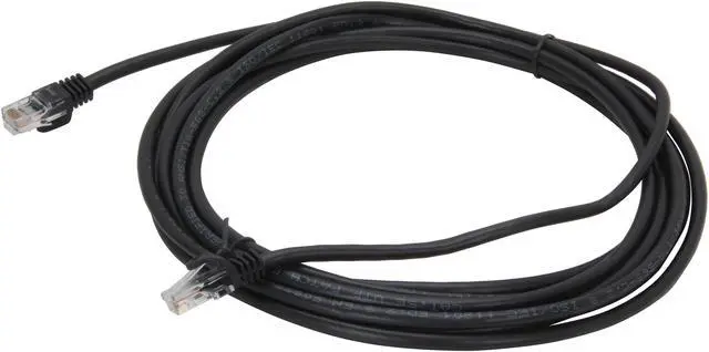 Alt view image 2 of 3 - StarTech.com 45PATCH15BK 15 ft. Cat 5E Black Cat5e Snagless Patch Cable