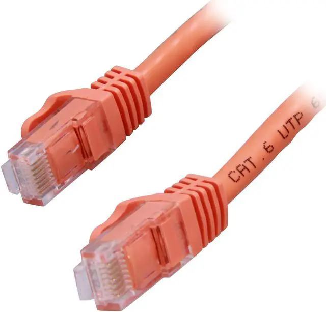 Main image of StarTech.com N6PATCH7OR 7 ft. Cat 6 Orange Snagless Cat6 UTP Patch Cable