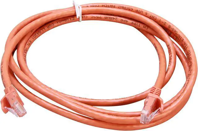 Alt view image 2 of 3 - StarTech.com N6PATCH7OR 7 ft. Cat 6 Orange Snagless Cat6 UTP Patch Cable
