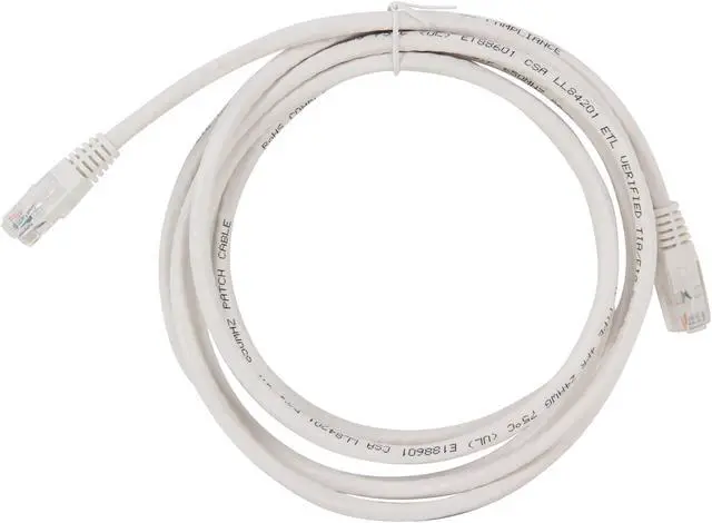 Alt view image 2 of 3 - StarTech.com C6PATCH8WH 8 ft. Cat 6 White Molded UTP Patch Cable ETL Verified