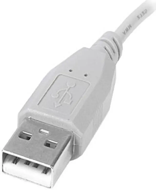 Alt view image 2 of 4 - StarTech.com USB2HABM6IN Gray Mini USB 2.0 Cable - A to Mini B