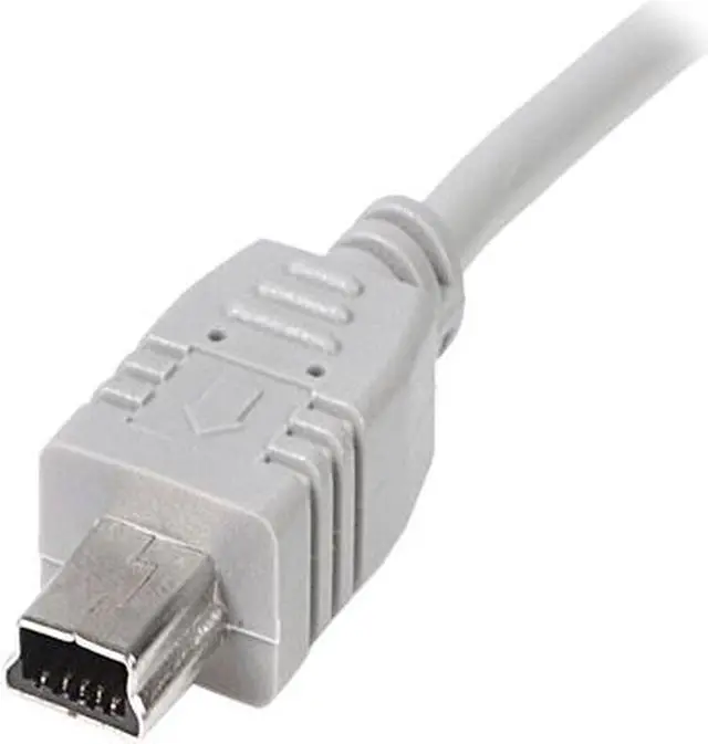 Alt view image 3 of 4 - StarTech.com USB2HABM6IN Gray Mini USB 2.0 Cable - A to Mini B