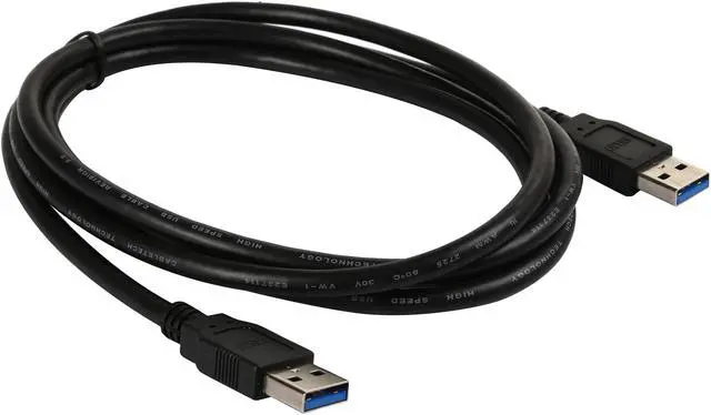 Alt view image 2 of 3 - StarTech.com USB3SAA6BK Black Black SuperSpeed USB 3.0 Cable A to A - M/M