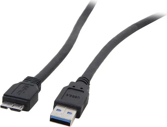 Main image of StarTech.com USB3SAUB3BK Black SuperSpeed USB 3.0 Cable A to Micro B - M/M