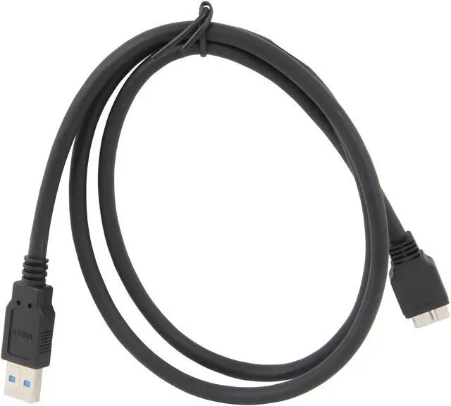 Alt view image 2 of 3 - StarTech.com USB3SAUB3BK Black SuperSpeed USB 3.0 Cable A to Micro B - M/M