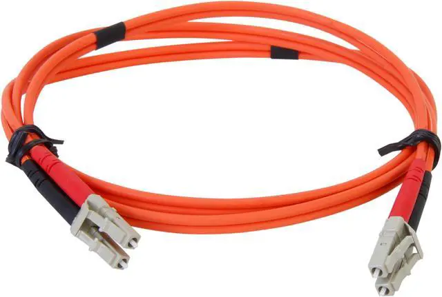 Alt view image 2 of 3 - StarTech.com 50FIBLCLC1 3.3 ft. Multimode 50/125 Duplex Fiber Patch Cable LC - LC