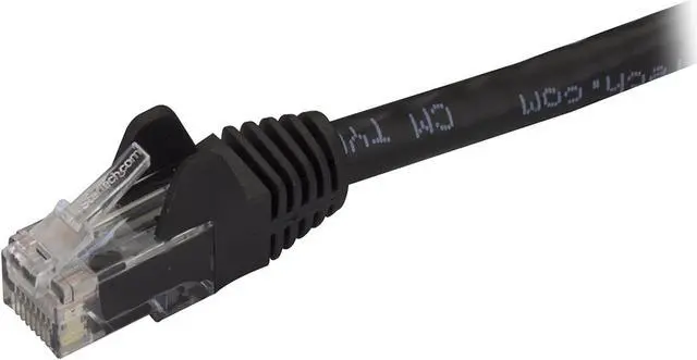 Alt view image 2 of 2 - StarTech.com N6PATCH3BK 3 ft. Cat 6 Black Patch Cable