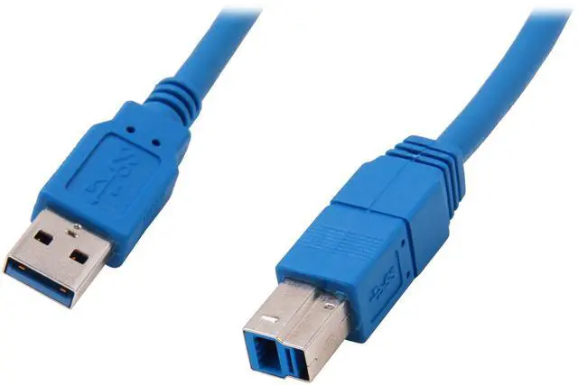 Main image of StarTech.com USB3SAB1 Blue SuperSpeed USB 3.0 Cable A to B - M/M