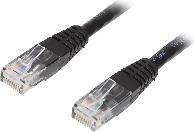 Main image of StarTech.com C6PATCH25BK 25 ft. Cat 6 Black Molded Cat6 UTP Patch Cable