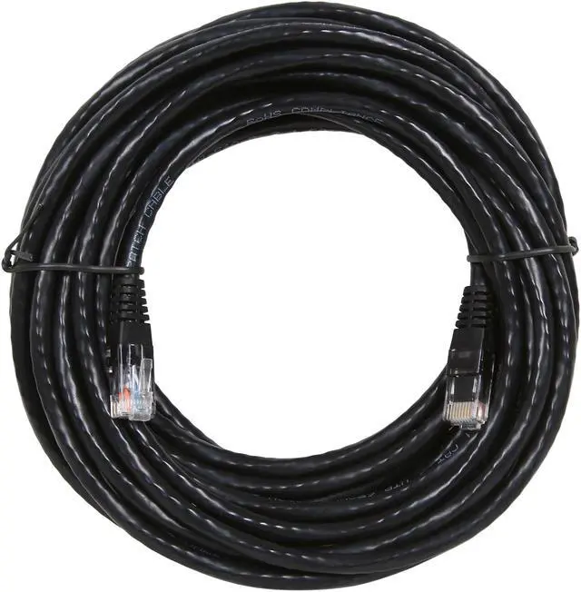 Alt view image 2 of 3 - StarTech.com C6PATCH25BK 25 ft. Cat 6 Black Molded Cat6 UTP Patch Cable