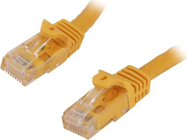Main image of StarTech.com N6PATCH25YL 25 ft. Cat 6 Yellow Snagless Cat6 UTP Patch Cable