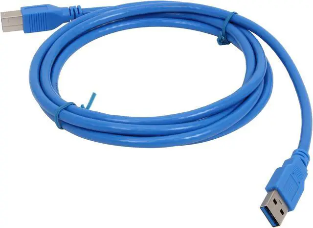 Alt view image 2 of 3 - StarTech.com USB3SAB6 Blue SuperSpeed USB 3.0 Cable A to B M/M