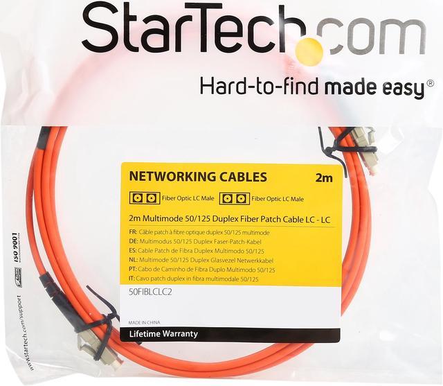 StarTech.com Câble fibre optique duplex 50/125 multimode LC/LC - 3