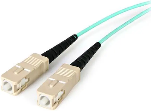 Main image of StarTech.com A50FBLCSC1 3.28 ft. Multimode 50/125 Duplex LSZH Fiber Patch Cable LC - SC
