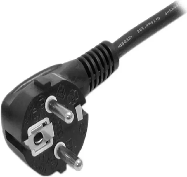 Alt view image 2 of 5 - StarTech.com Model PXT101EUR 6 ft. 2 Prong European Power Cord for PC Computers