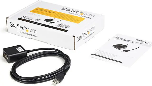 Alt view image 6 of 6 - StarTech.com Model ICUSB422 6 ft. Professional RS422/485 USB Serial Cable Adapter w/ COM Retention