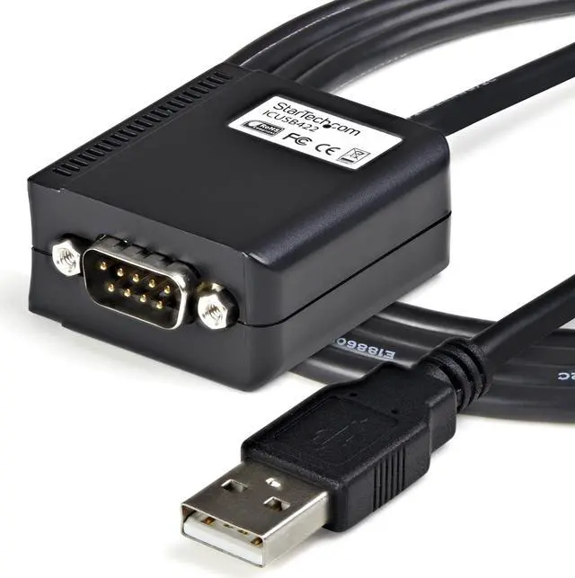 Alt view image 5 of 6 - StarTech.com Model ICUSB422 6 ft. Professional RS422/485 USB Serial Cable Adapter w/ COM Retention